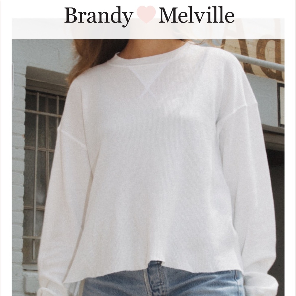 Brandy Melville pink long sleeve